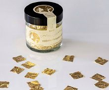 Пищевое золото (E175), Квадраты 3*3 мм, 0,3 гр.