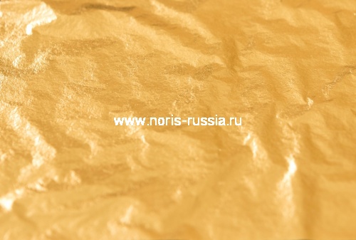 Сусальное золото Чистое 1,25г., Noris, Евро стандарт (80мм), 24к, 25л.