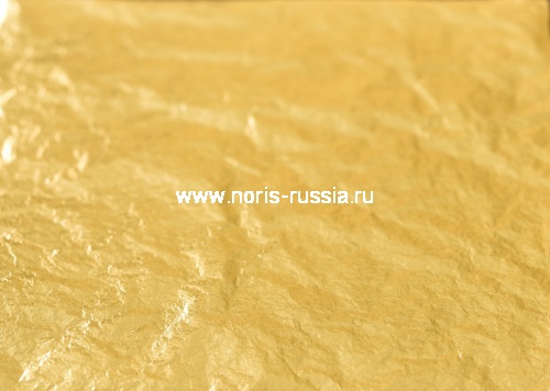 Сусальное золото Желтое 1,25г., Noris, Евро стандарт (80мм), 21к, 25л.